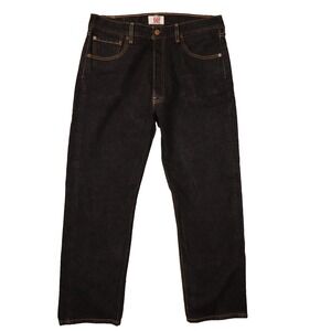 Levi's 501XX  Black Y2K Button Fly Straight Leg Denim Jeans size 36x32 act 33x29